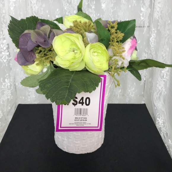 Tall Faux Flower Arrangement - Picture 1 of 5